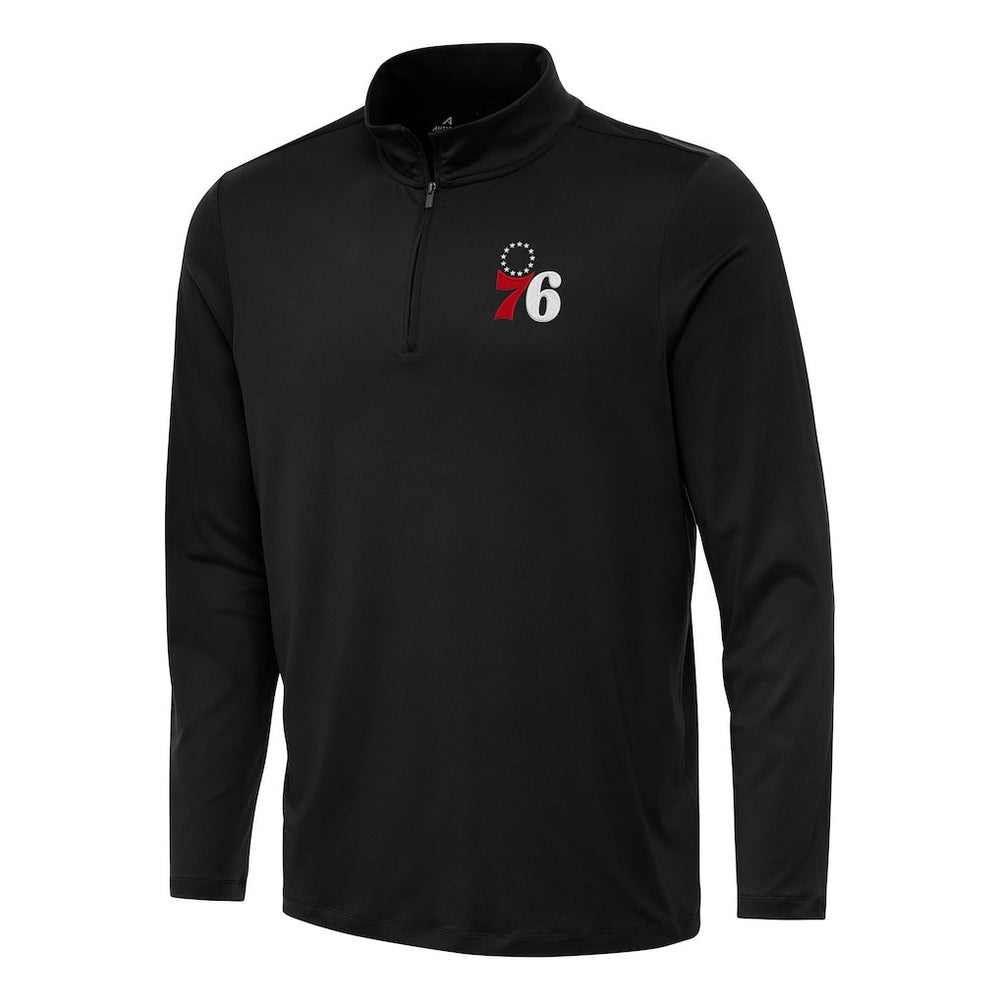 Philadelphia 76ers Antigua Reprocess Quarter-Zip Top On Sale