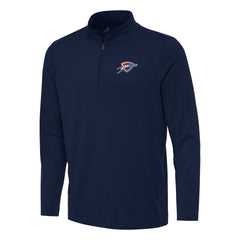 Oklahoma City Thunder Antigua Reprocess Quarter-Zip Top New