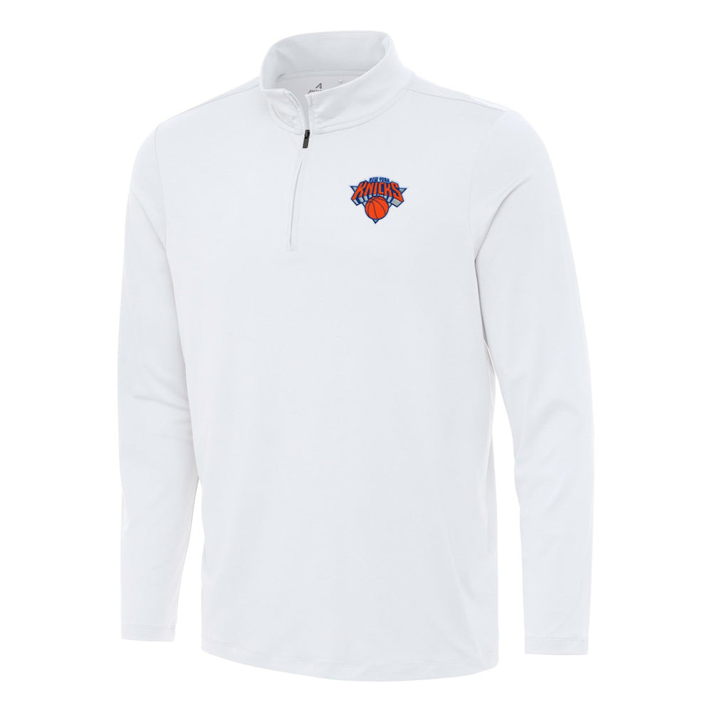 New York Knicks Antigua Reprocess Quarter-Zip Top On Sale