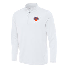 New York Knicks Antigua Reprocess Quarter-Zip Top On Sale