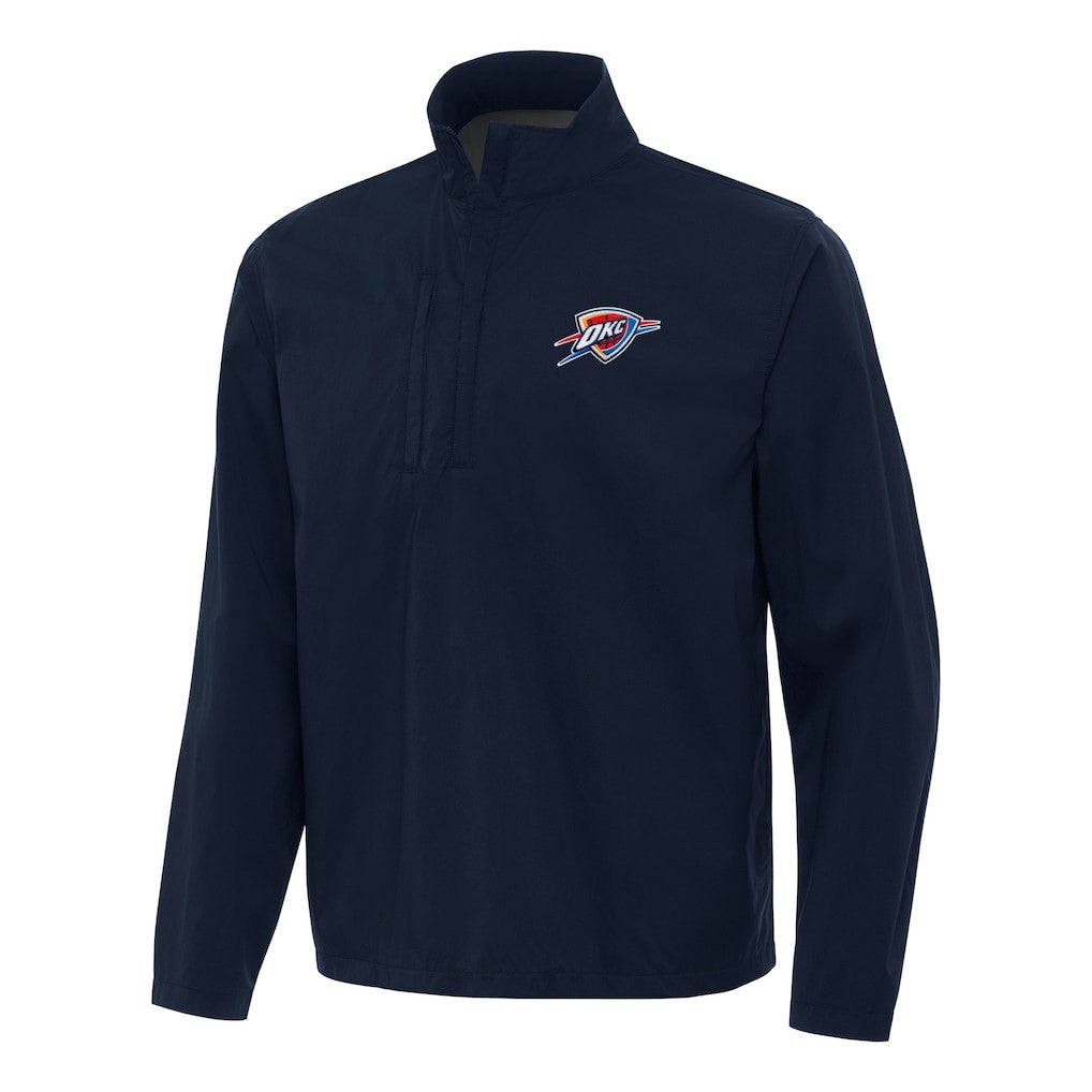 Oklahoma City Thunder Antigua Brisk Quarter-Zip Windbreaker On Sale