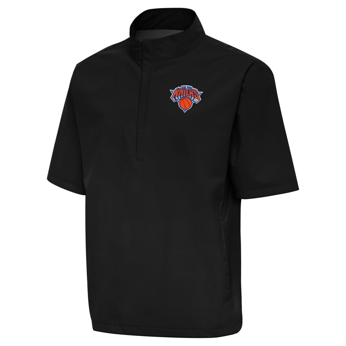 New York Knicks Antigua Brisk Quarter-Zip Windbreaker On Sale