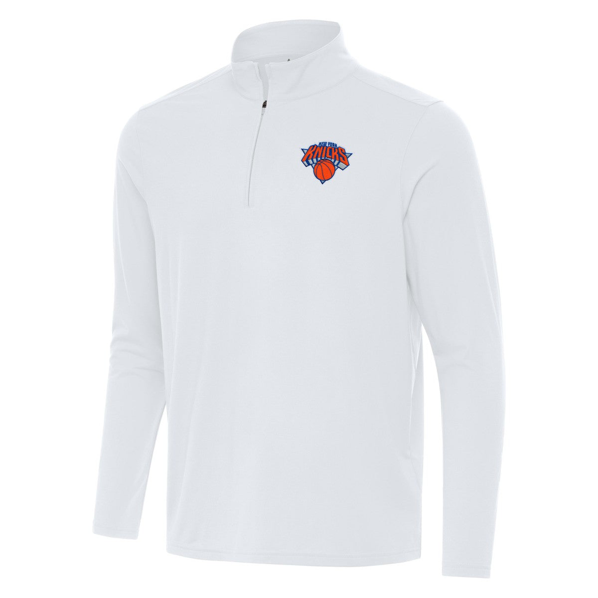 New York Knicks Antigua Intent Quarter-Zip Top New