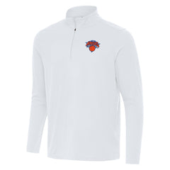 New York Knicks Antigua Intent Quarter-Zip Top New