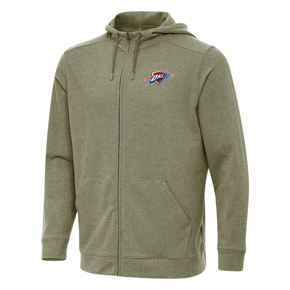Oklahoma City Thunder Antigua Effortless Full-Zip Hoodie Jacket On Sale