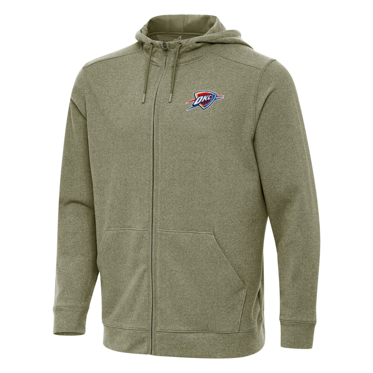 Oklahoma City Thunder Antigua Effortless Full-Zip Hoodie Jacket On Sale