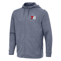 Philadelphia 76ers Antigua Effortless Full-Zip Hoodie Jacket Discount