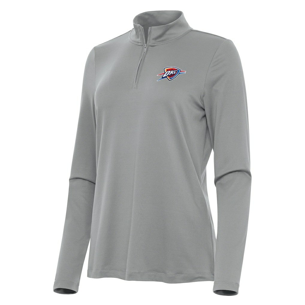 Oklahoma City Thunder Antigua Women's Reprocess Quarter-Zip Top On Sale