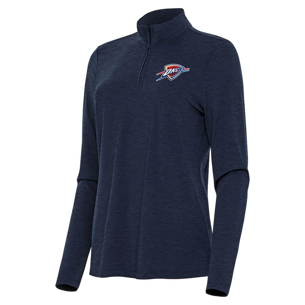 Oklahoma City Thunder Antigua Women's Bright Quarter-Zip Top New