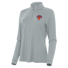 New York Knicks Antigua Women's Intent Quarter-Zip Top Outlet