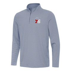 Philadelphia 76ers Antigua Twine Quarter-Zip Top Online