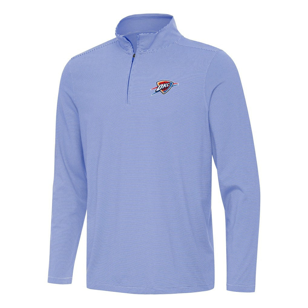Oklahoma City Thunder Antigua Twine Quarter-Zip Top Discount
