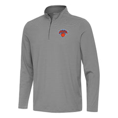 New York Knicks Antigua Twine Quarter-Zip Top On Sale
