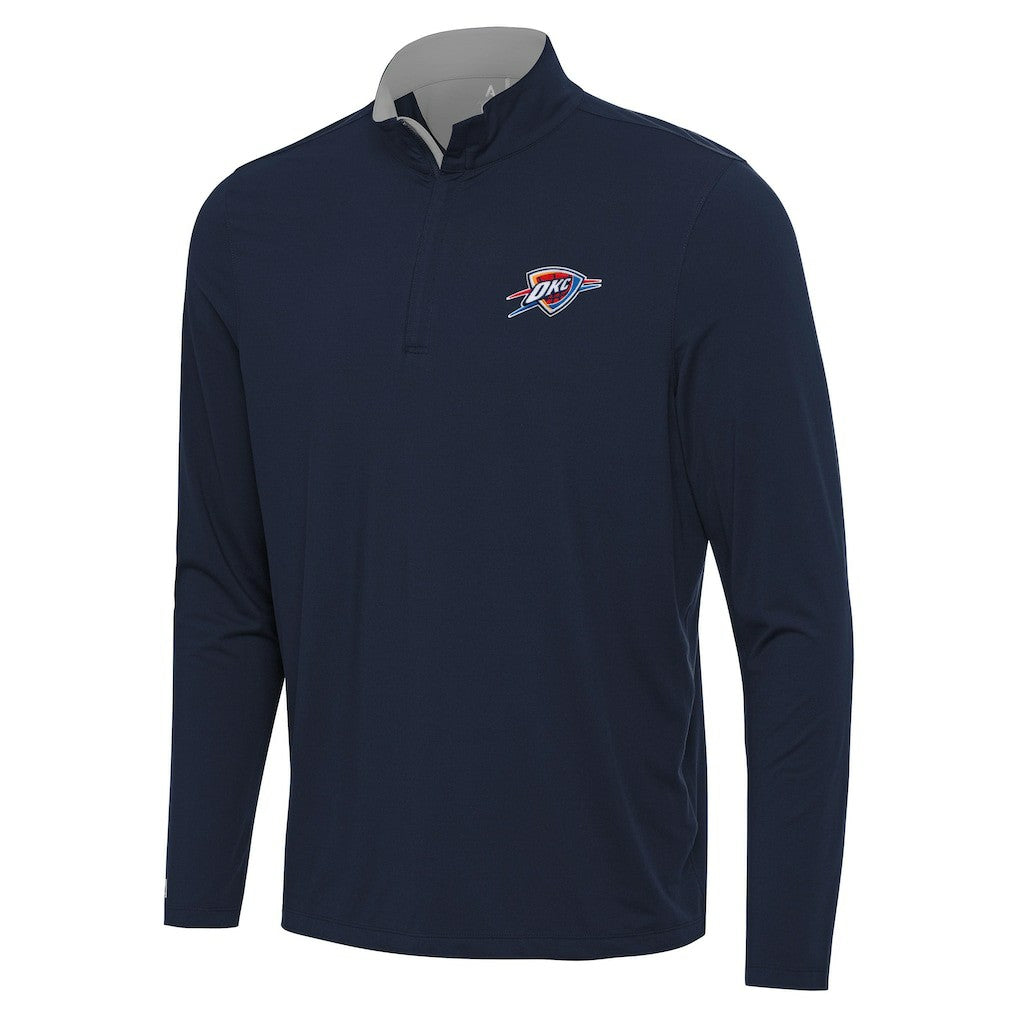 Oklahoma City Thunder Antigua Content Quarter-Zip Top Discount
