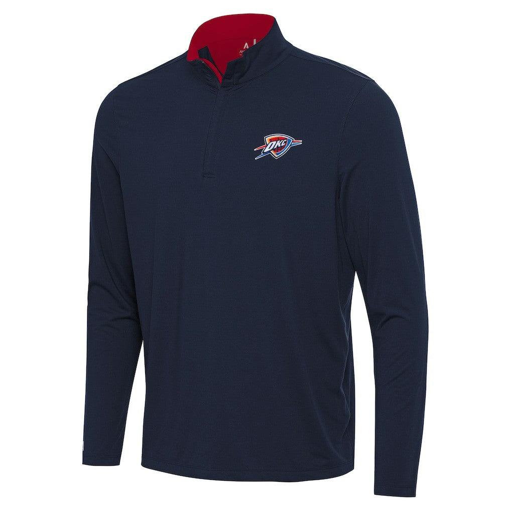 Oklahoma City Thunder Antigua Content Quarter-Zip Top Discount