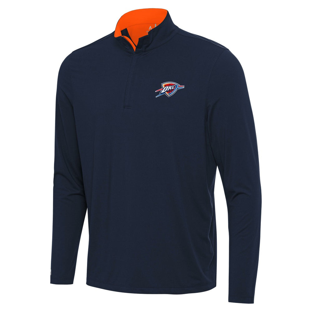 Oklahoma City Thunder Antigua Content Quarter-Zip Top Online