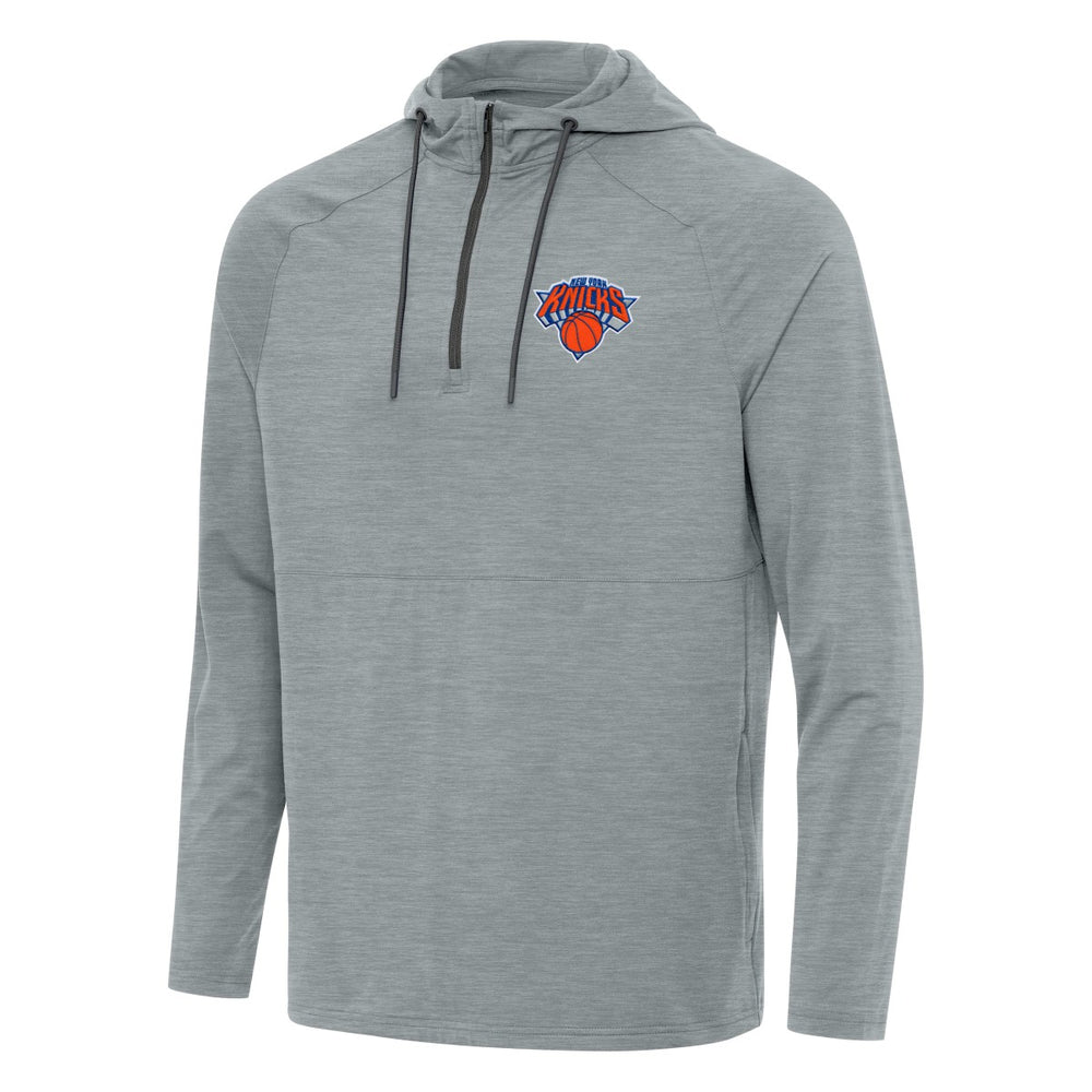 New York Knicks Antigua Spikes Raglan Quarter-Zip Hoodie Discount