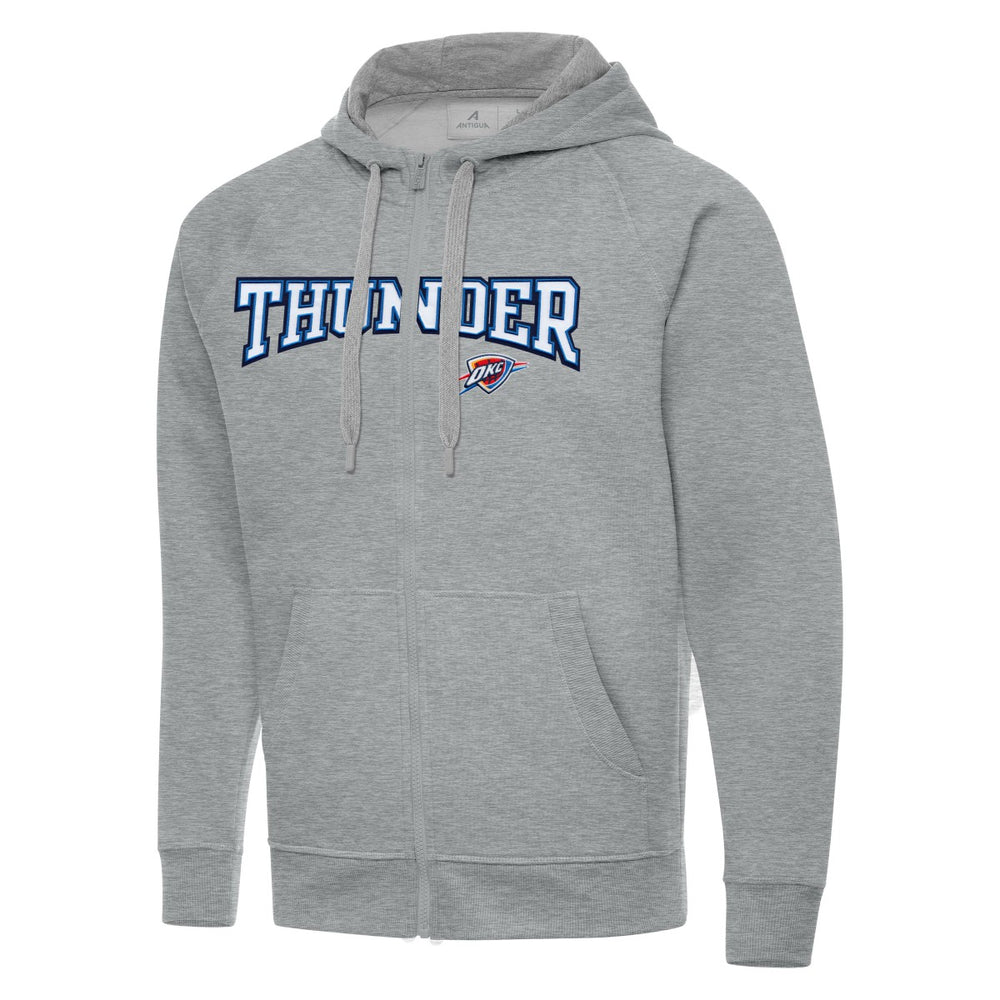 Oklahoma City Thunder Antigua Big & Tall Victory Full-Zip Hoodie Jacket On Sale