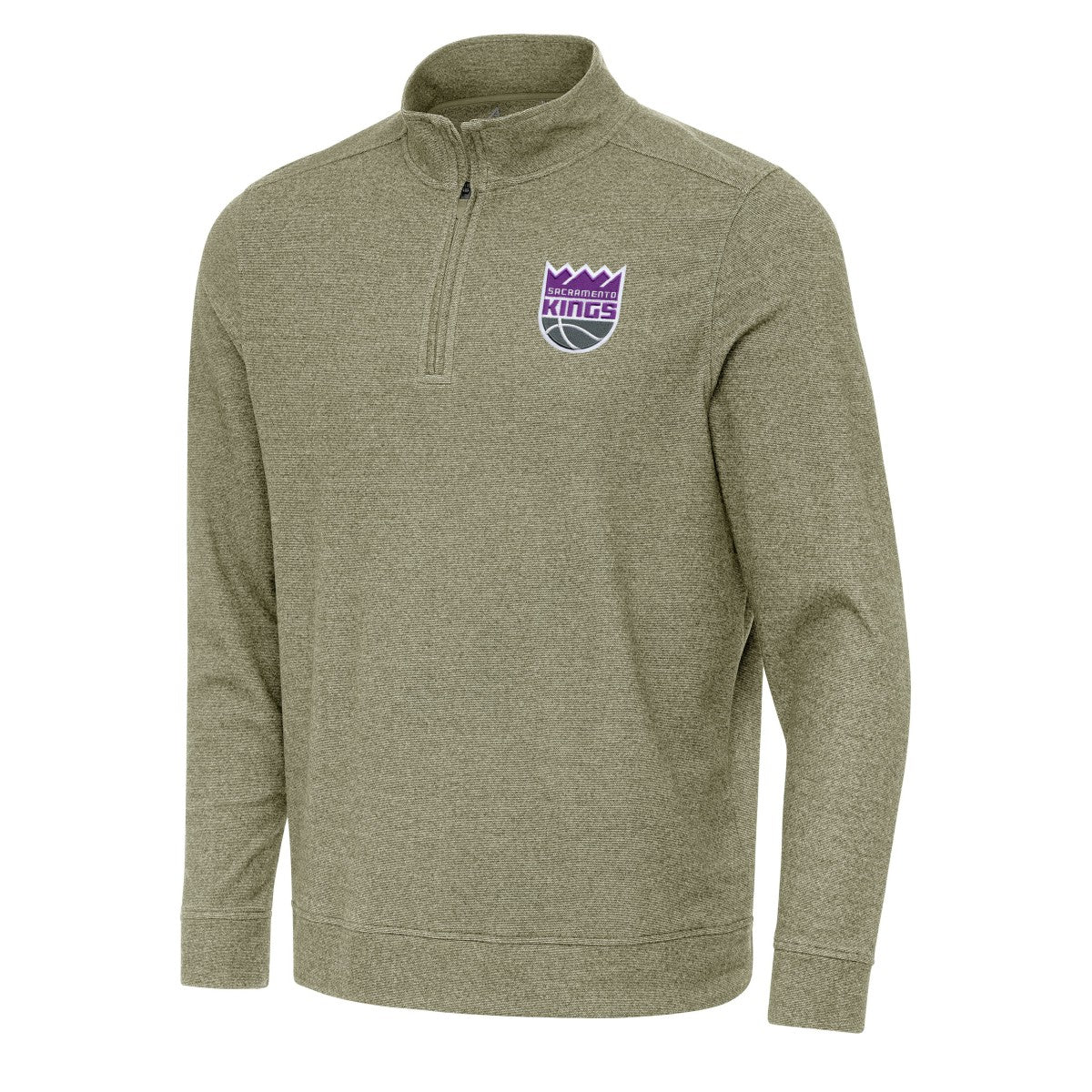 Sacramento Kings Antigua Subtle Quarter-Zip Sweatshirt New