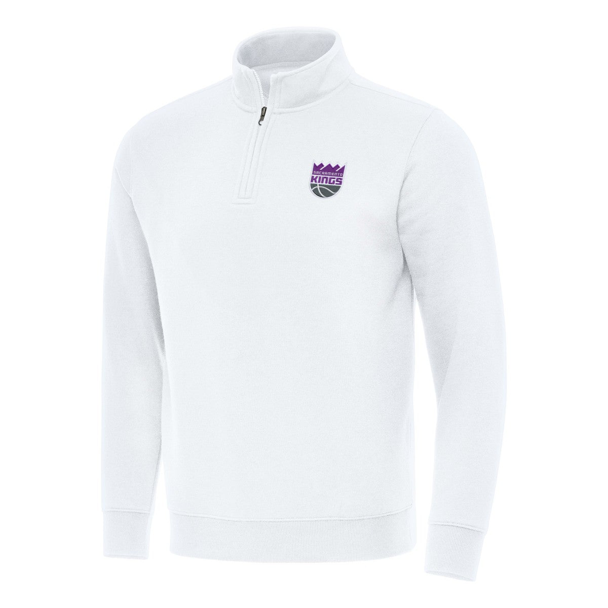Sacramento Kings Antigua Victory Quarter-Zip Mock Sweatshirt For Sale