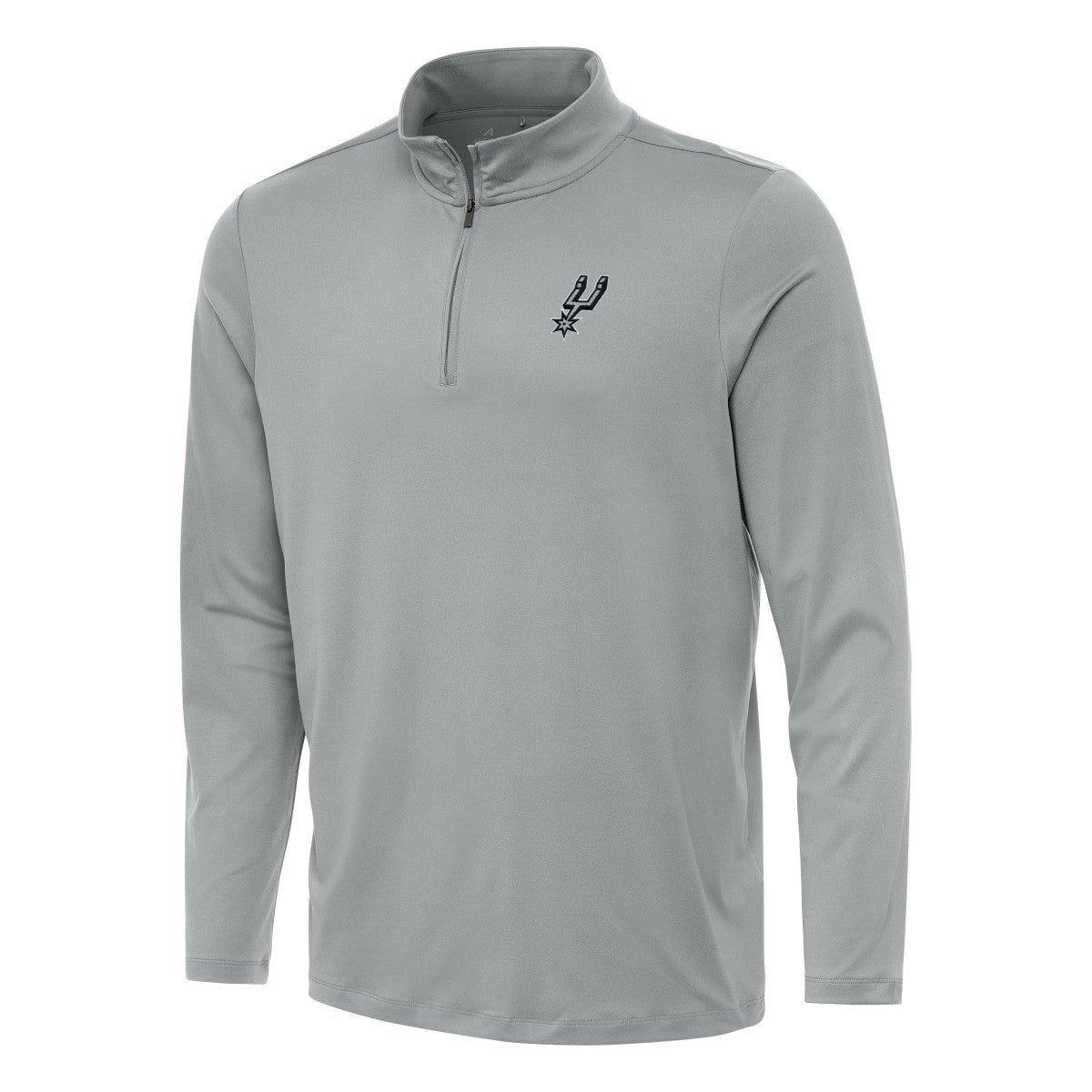 San Antonio Spurs Antigua Reprocess Quarter-Zip Top New