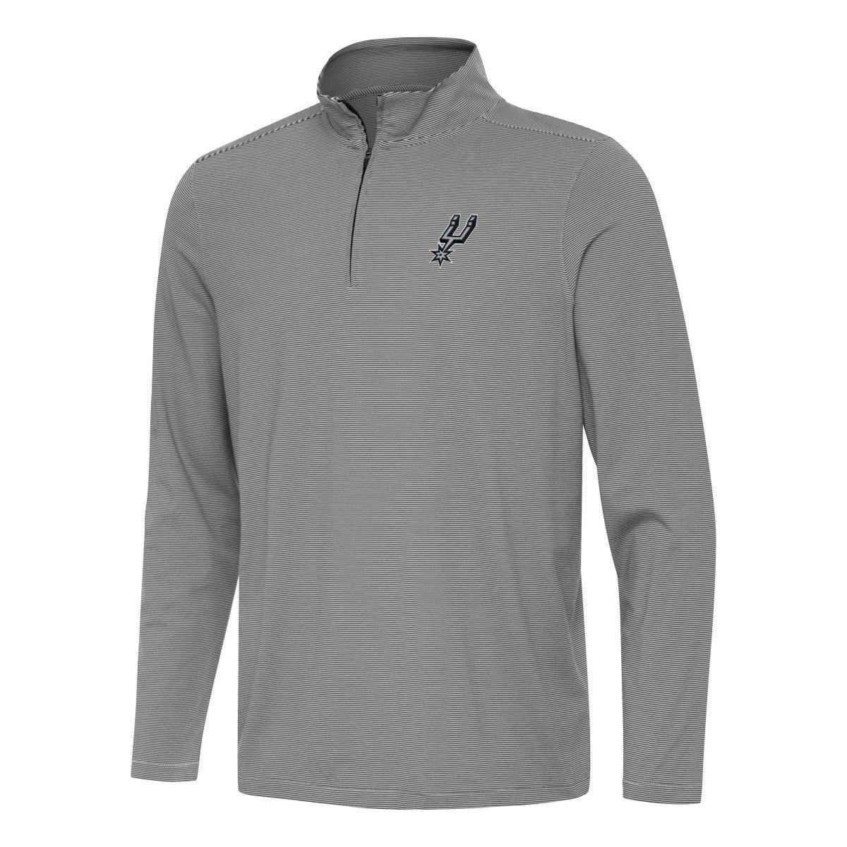 San Antonio Spurs Antigua Twine Quarter-Zip Top On Sale