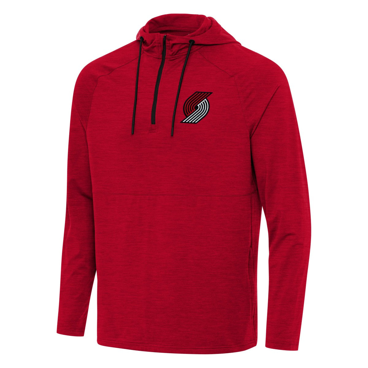 Portland Trail Blazers Antigua Spikes Raglan Quarter-Zip Hoodie Online