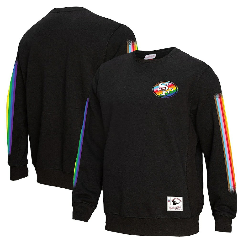 San Francisco 49ers Mitchell & Ness Pride Pullover Sweatshirt