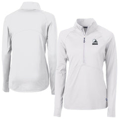 Cleveland Browns  Cutter & Buck Women's Adapt Eco Knit Stretch Recycled Half-Zip Pullover Top