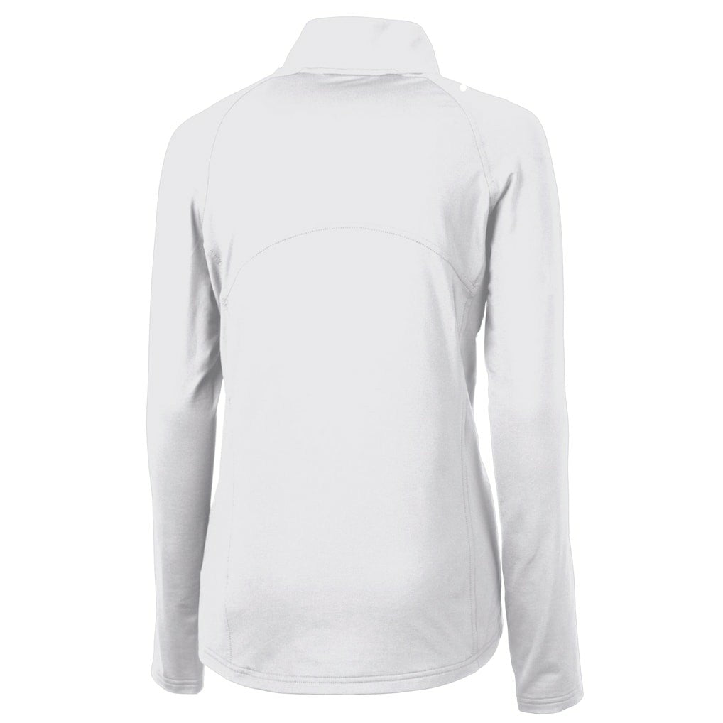 Cleveland Browns  Cutter & Buck Women's Adapt Eco Knit Stretch Recycled Half-Zip Pullover Top