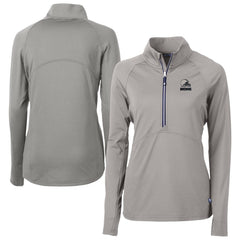 Cleveland Browns  Cutter & Buck Women's Adapt Eco Knit Stretch Recycled Half-Zip Pullover Top