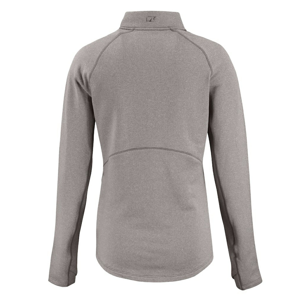 Cleveland Browns  Cutter & Buck Women's Peshastin Eco Fleece Recycled Half-Zip Pullover Top