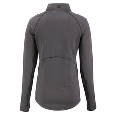 Cleveland Browns  Cutter & Buck Women's Peshastin Eco Fleece Recycled Half-Zip Pullover Top