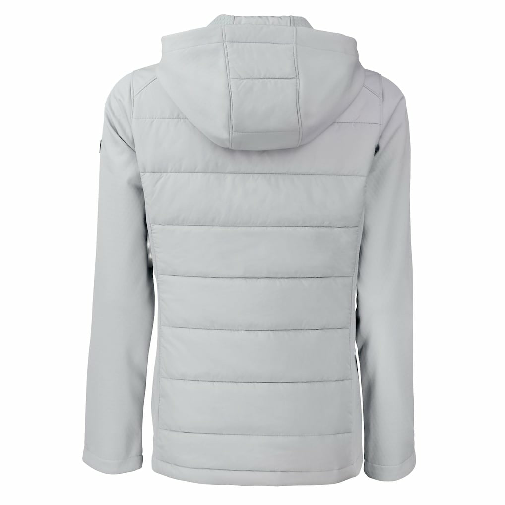 Cleveland Browns  Cutter & Buck Women's Evoke Hybrid Eco Softshell Recycled Full-Zip Hooded Jacket