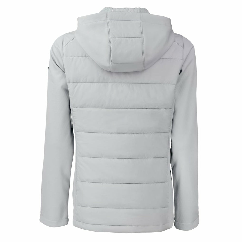 Cleveland Browns  Cutter & Buck Women's Evoke Hybrid Eco Softshell Recycled Full-Zip Hooded Jacket