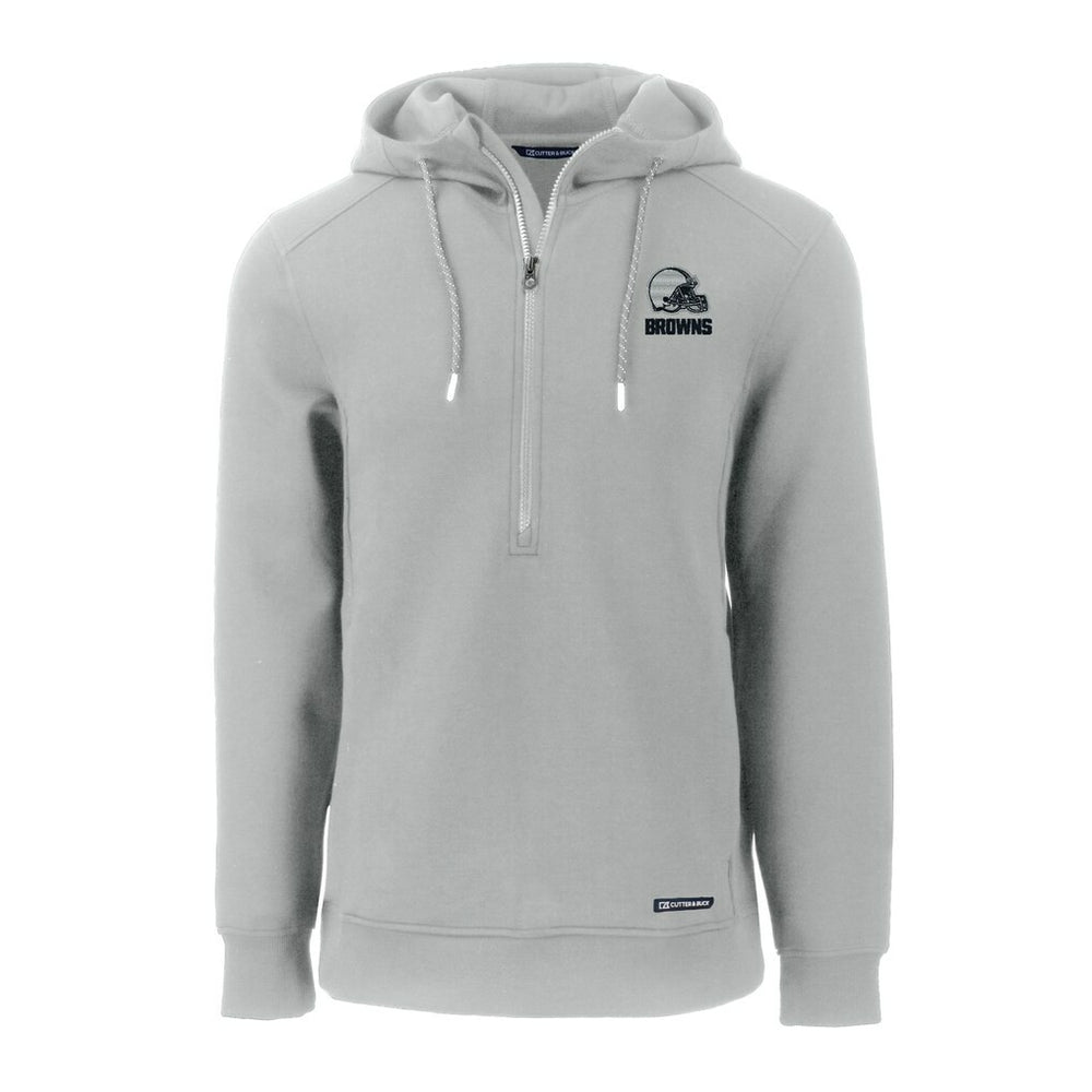 Cleveland Browns  Cutter & Buck Roam Eco Recycled Half-Zip Pullover Hoodie