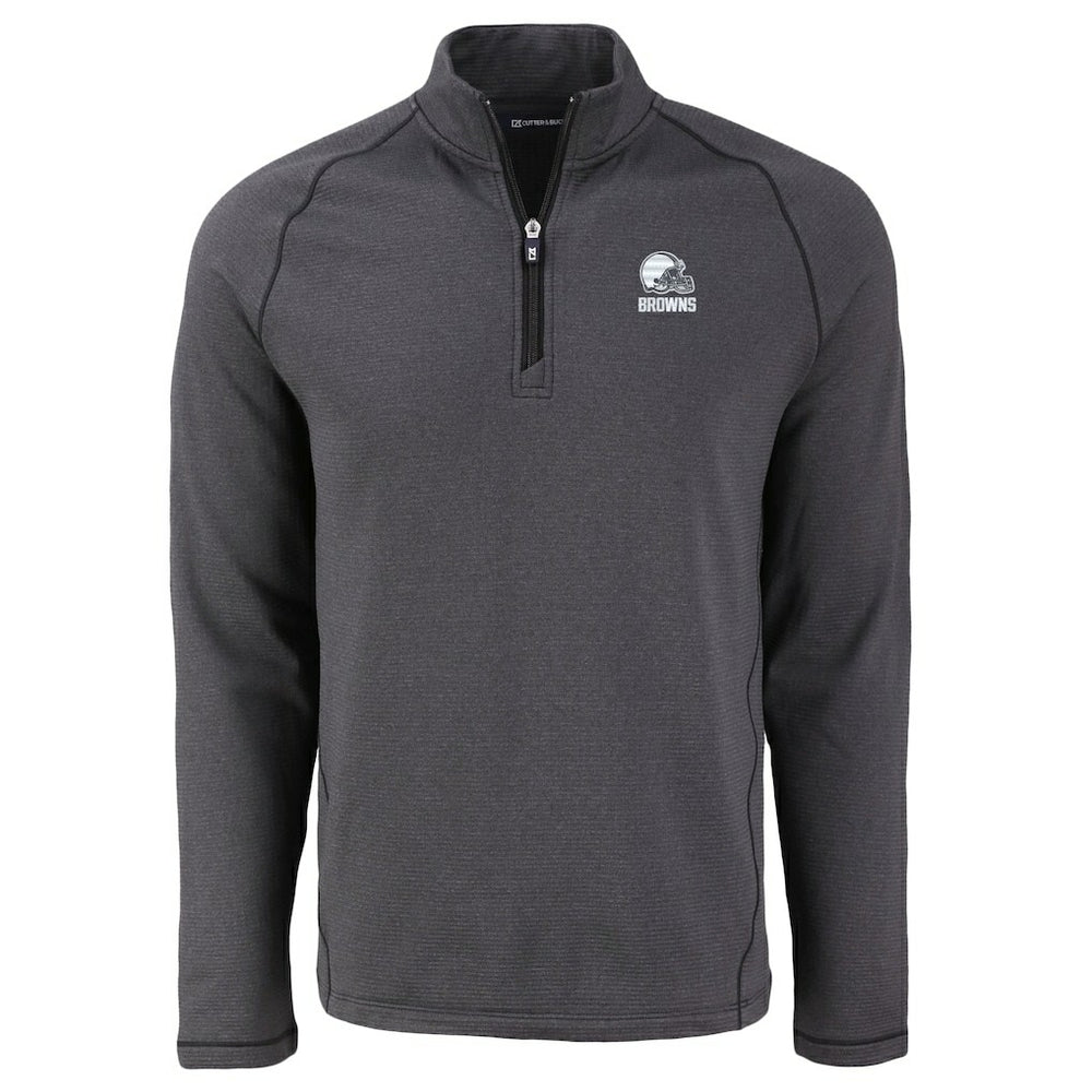 Cleveland Browns  Cutter & Buck Peshastin Eco Fleece Recycled Half-Zip Pullover
