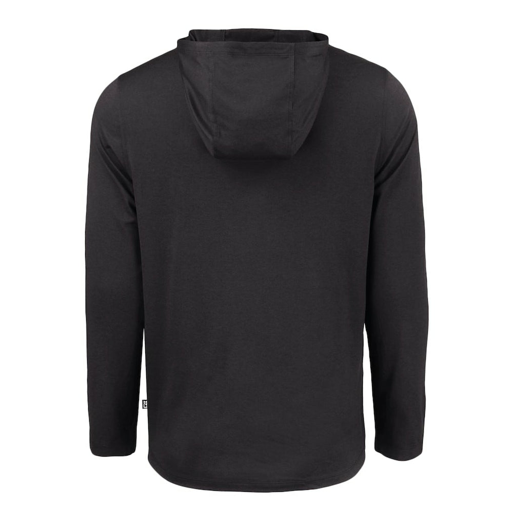 Cleveland Browns  Cutter & Buck Coastline Epic Comfort Eco Recycled Long Sleeve Hooded T-Shirt