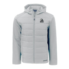 Cleveland Browns  Cutter & Buck Evoke Hybrid Eco Softshell Recycled Full-Zip Hooded Jacket