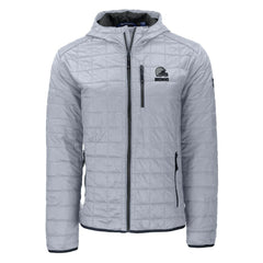 Cleveland Browns  Cutter & Buck Rainier Primaloft Eco Full-Zip Hooded Jacket