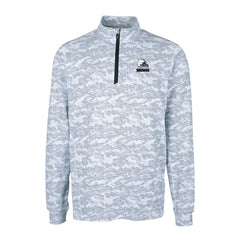 Cleveland Browns  Cutter & Buck Big & Tall Traverse Stretch Eco Camo Print Quarter-Zip Top