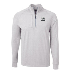 Cleveland Browns  Cutter & Buck Big & Tall Adapt Eco Knit Quarter-Zip Top