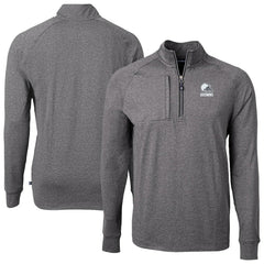 Cleveland Browns  Cutter & Buck Big & Tall Adapt Eco Knit Quarter-Zip Top