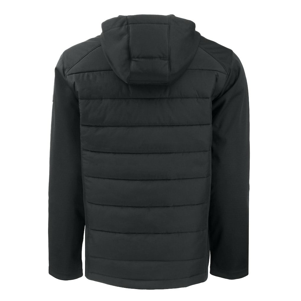 Cleveland Browns  Cutter & Buck Big & Tall Evoke Hybrid Eco Softshell Recycled Full-Zip Hooded Jacket