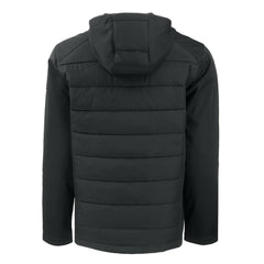 Cleveland Browns  Cutter & Buck Big & Tall Evoke Hybrid Eco Softshell Recycled Full-Zip Hooded Jacket