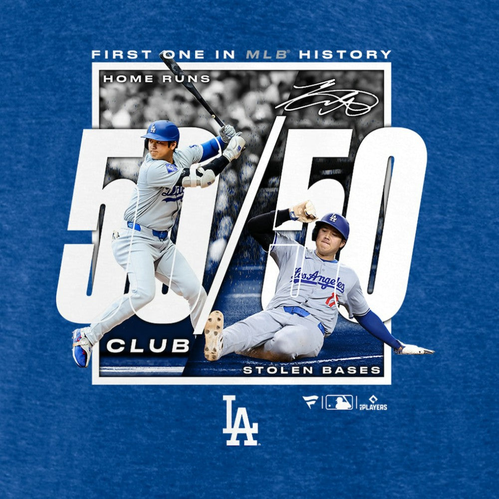 Shohei Ohtani Los Angeles Dodgers Fanatics 50/50 Club T-Shirt | MLB On Sale