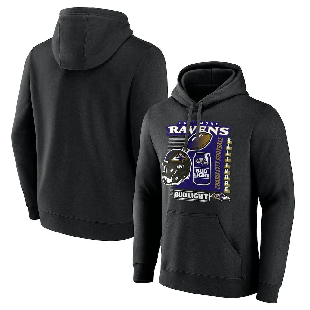 Baltimore Ravens  Bud Light Pullover Hoodie