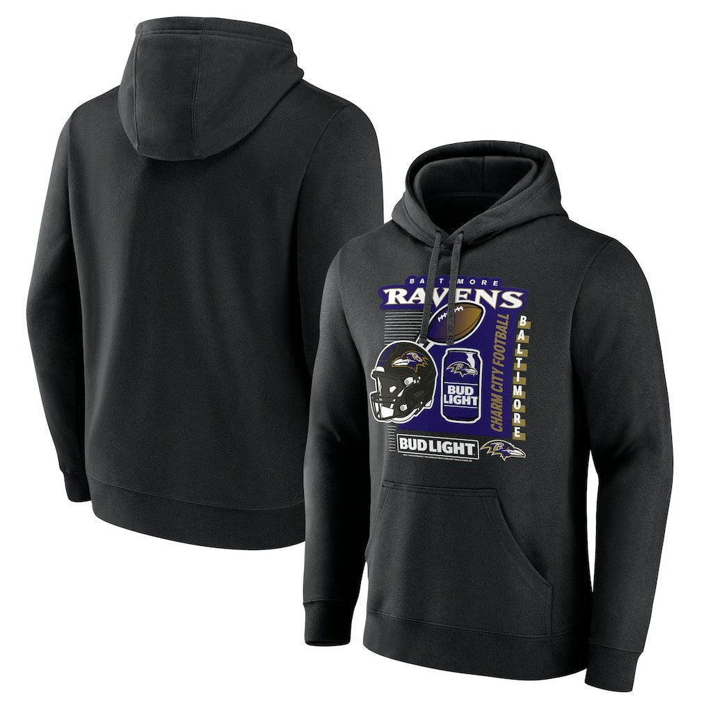 Baltimore Ravens  Bud Light Pullover Hoodie
