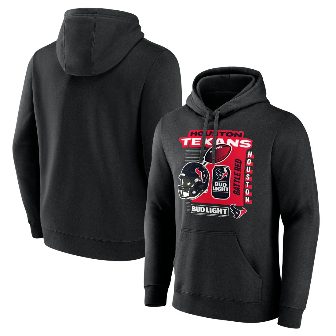 Houston Texans  Bud Light Pullover Hoodie