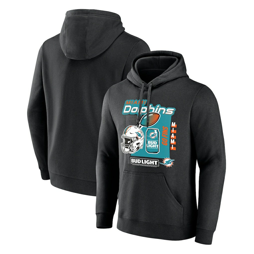 Miami Dolphins  Bud Light Pullover Hoodie